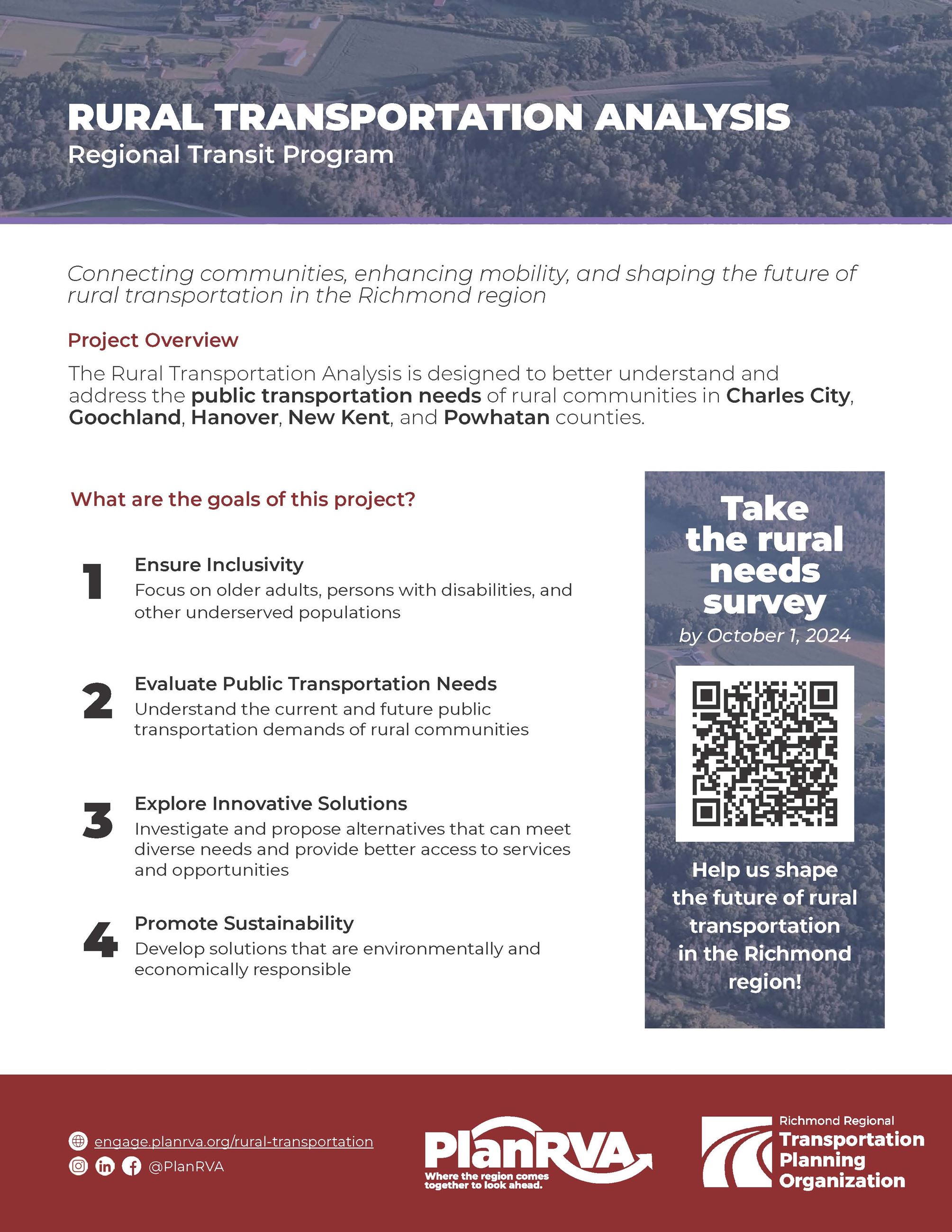 Rural Transportation Analysis Info Sheet