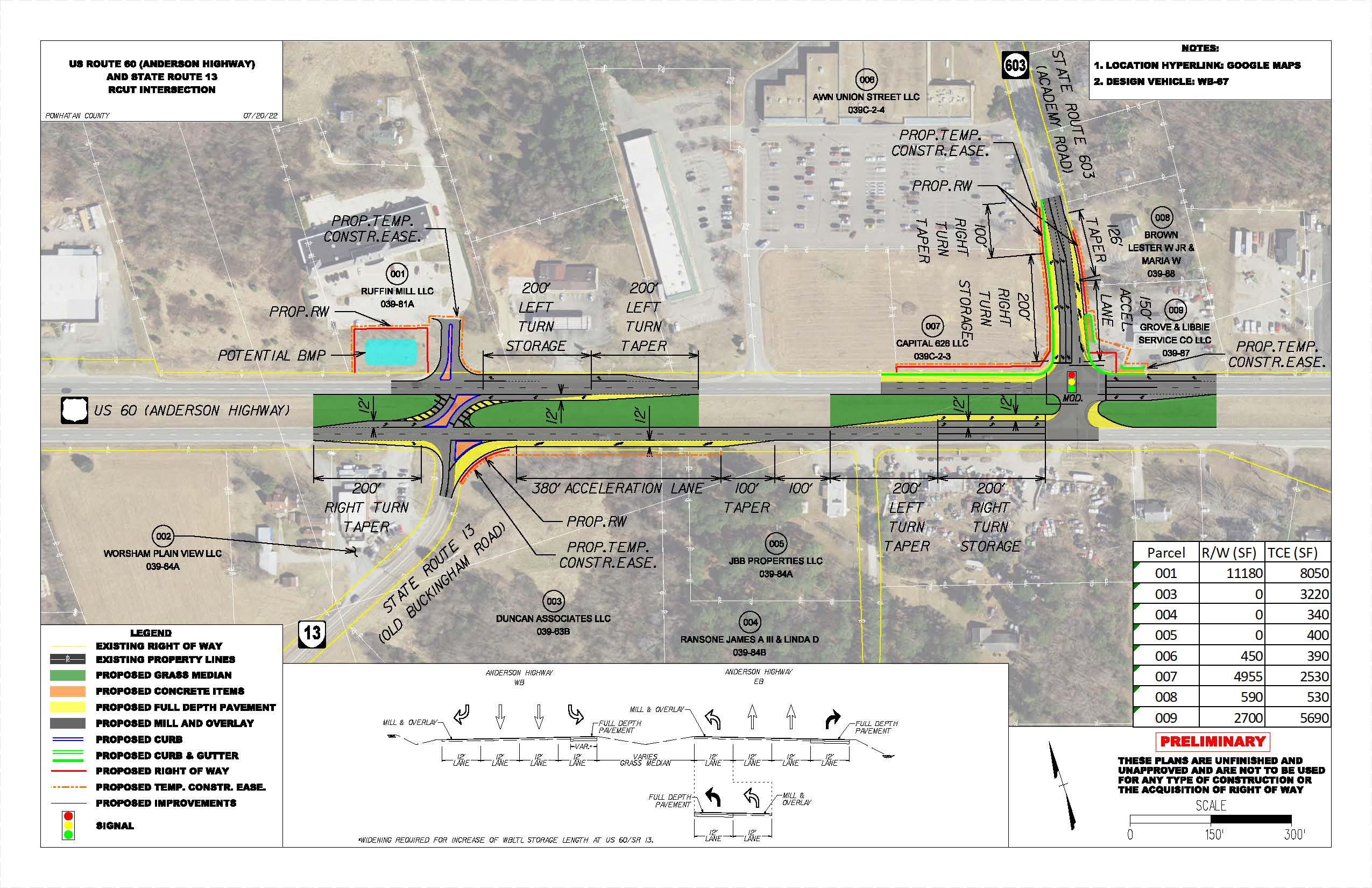US 60 - SR 13 RCUT 07-23-2022 plan image